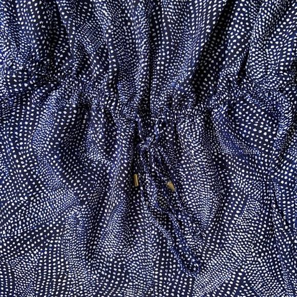 Blue and white Dynamite  printed jumpsuit xs - Picture 5 of 6